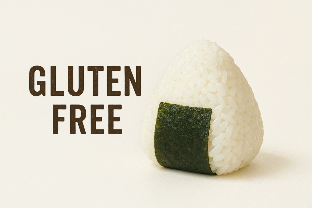 Onigiri as a gluten free snack