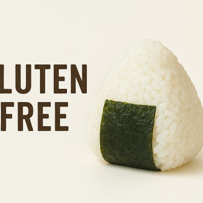 Onigiri is gaining popularity as a gluten free snack